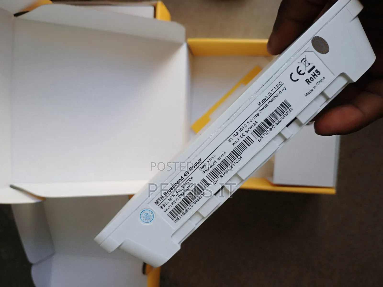 MTN Super Fast New 4G Universal Router + Power Bank (Type C)