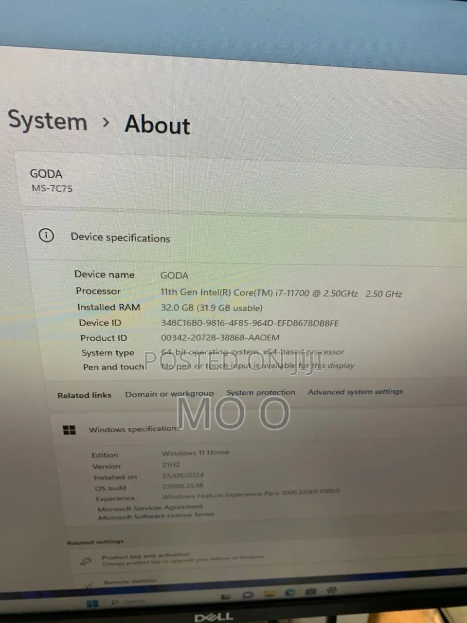 New Desktop Computer Asus ROG STRIX GD30CI 16GB Intel Core I7 SSD 1T