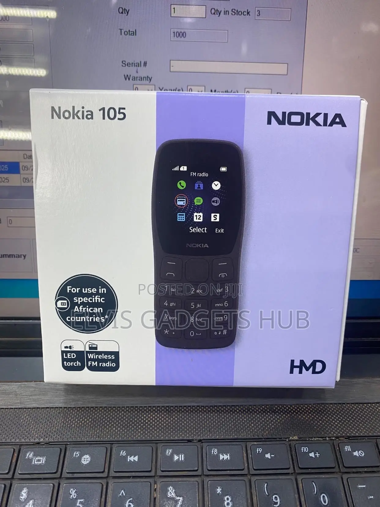 New Nokia 105 Black