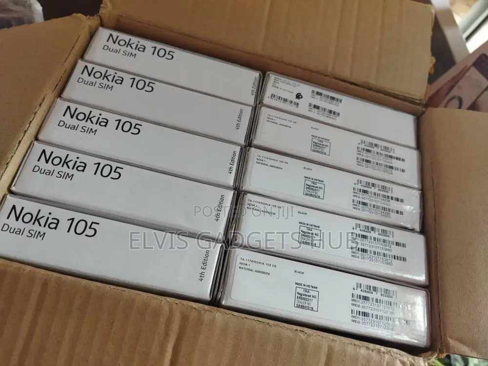 New Nokia 105 Black