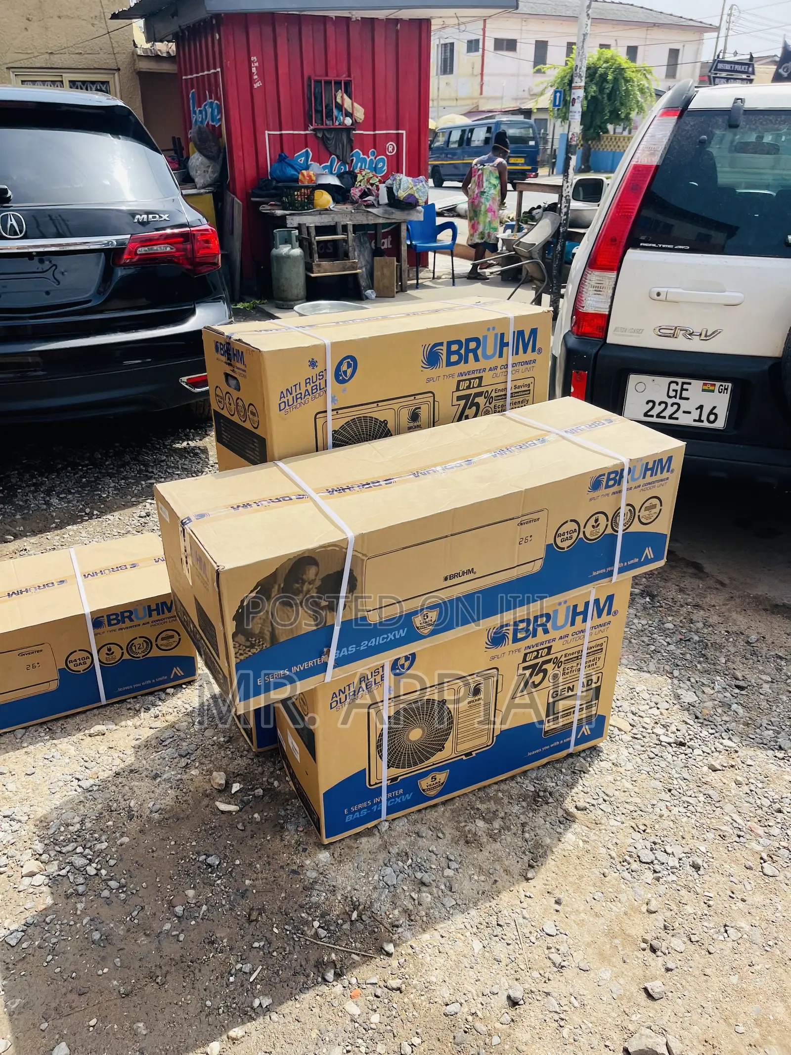Authentic Bruhm 2.5hp Smart Inverter Air Conditioner.