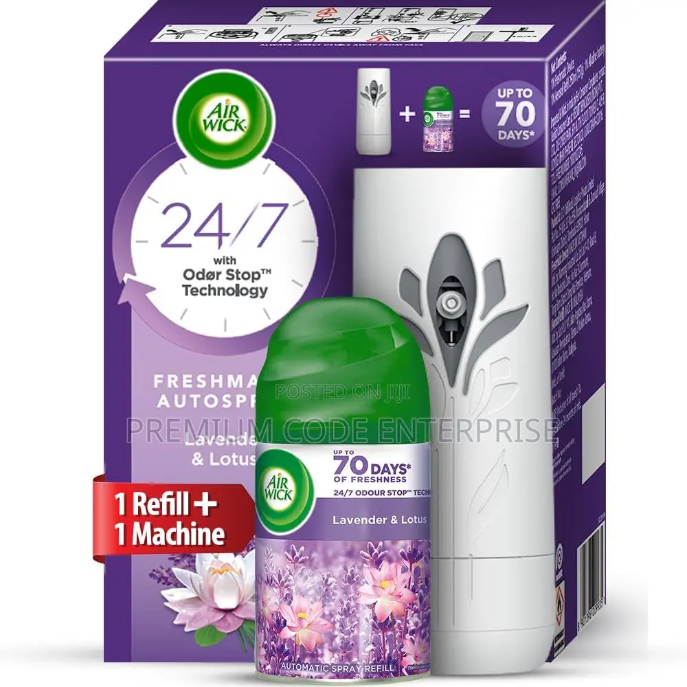 Airwick Automatic Air Freshener Complete With Refill, 250ml