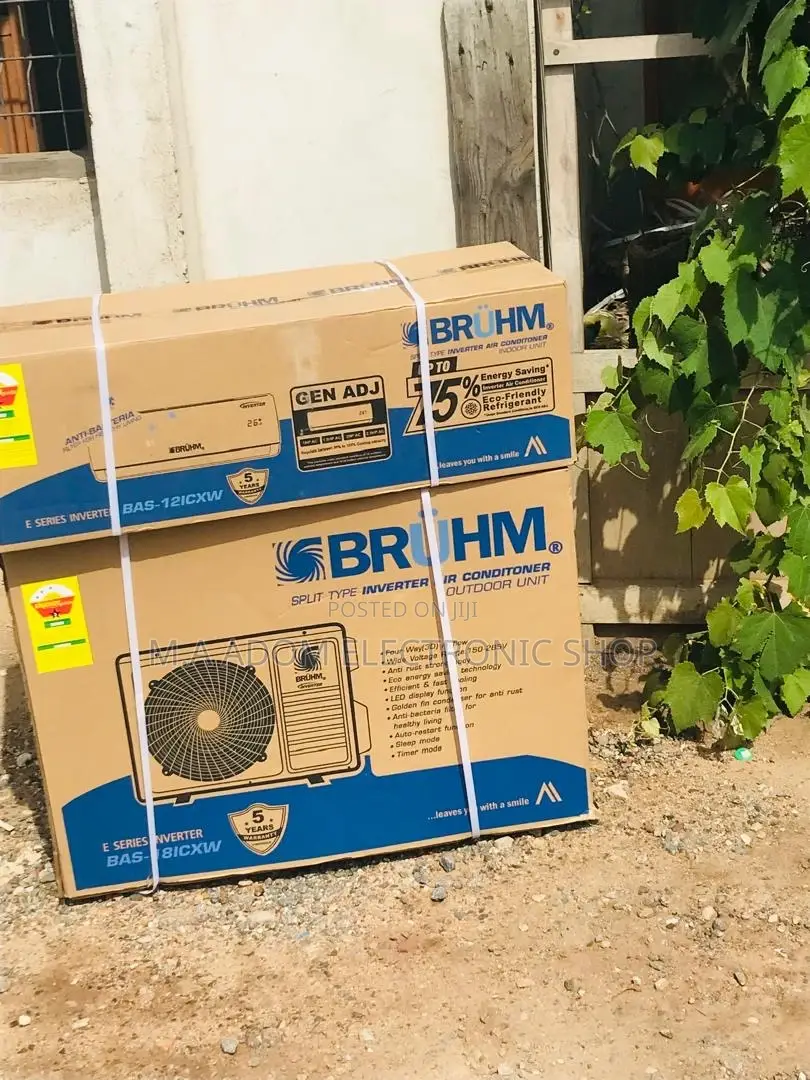 Powerful Cooling:Bruhm 2.5 Inverter R410 Gas Air Conditioner