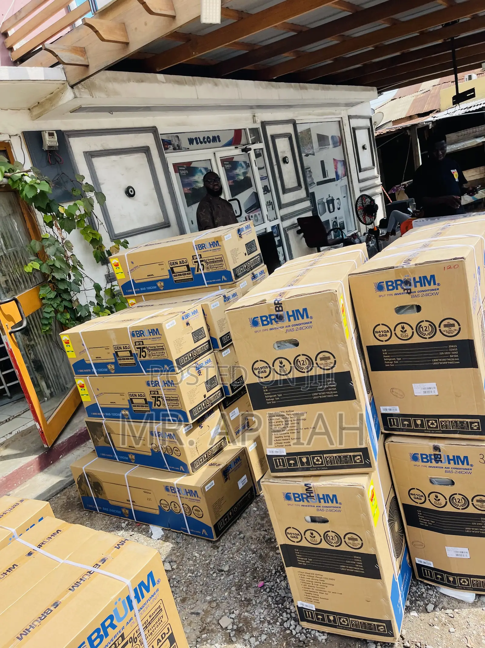 Order Original Bruhm 1.5hp Inverter Air Conditioner.