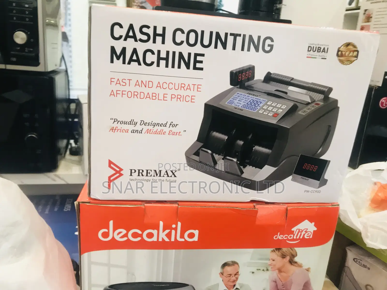 Powerful Premax Counting Machine With Fake Note Detection