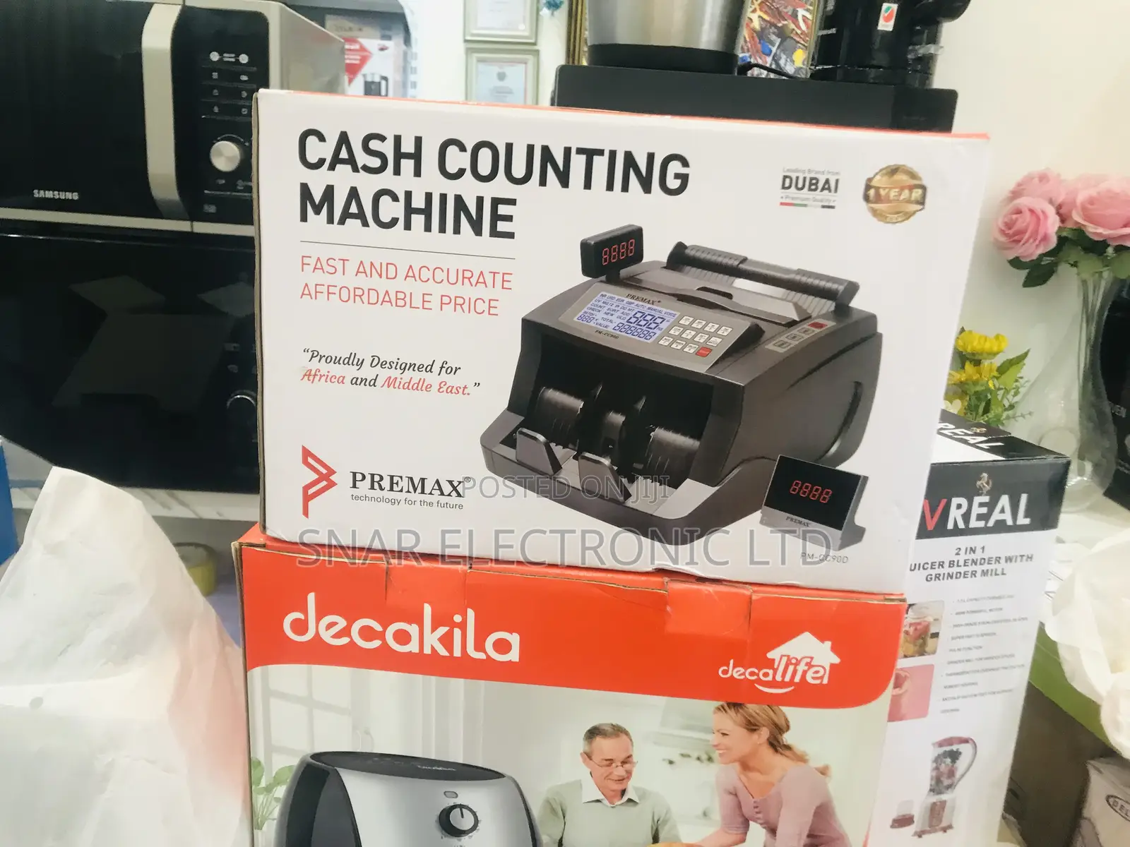 Powerful Premax Counting Machine With Fake Note Detection
