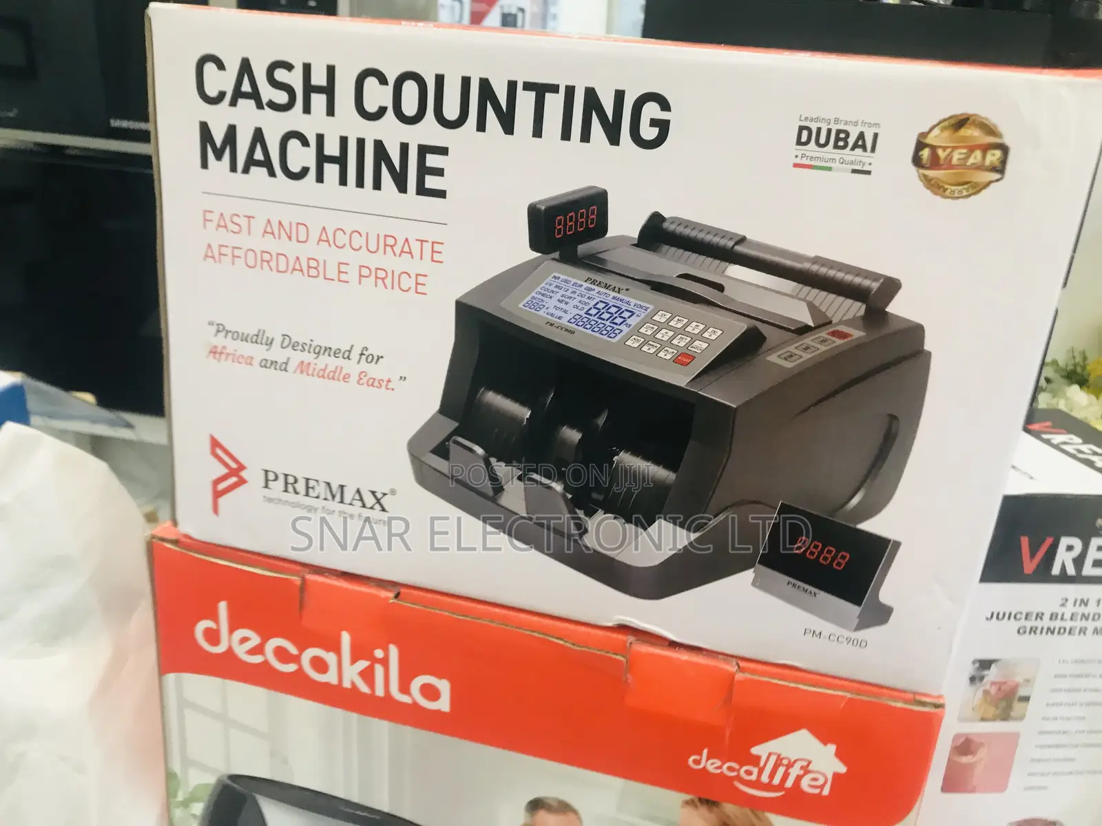 Bestselling Premax Counting Machine With Fake Note Detection