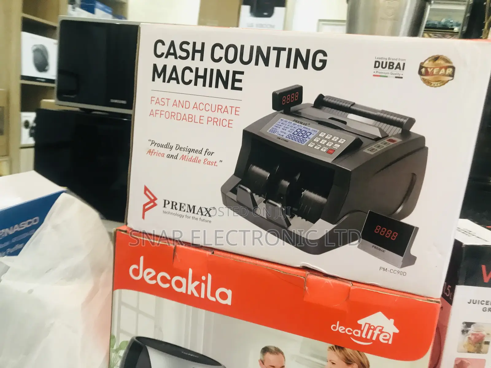 Bestselling Premax Counting Machine With Fake Note Detection