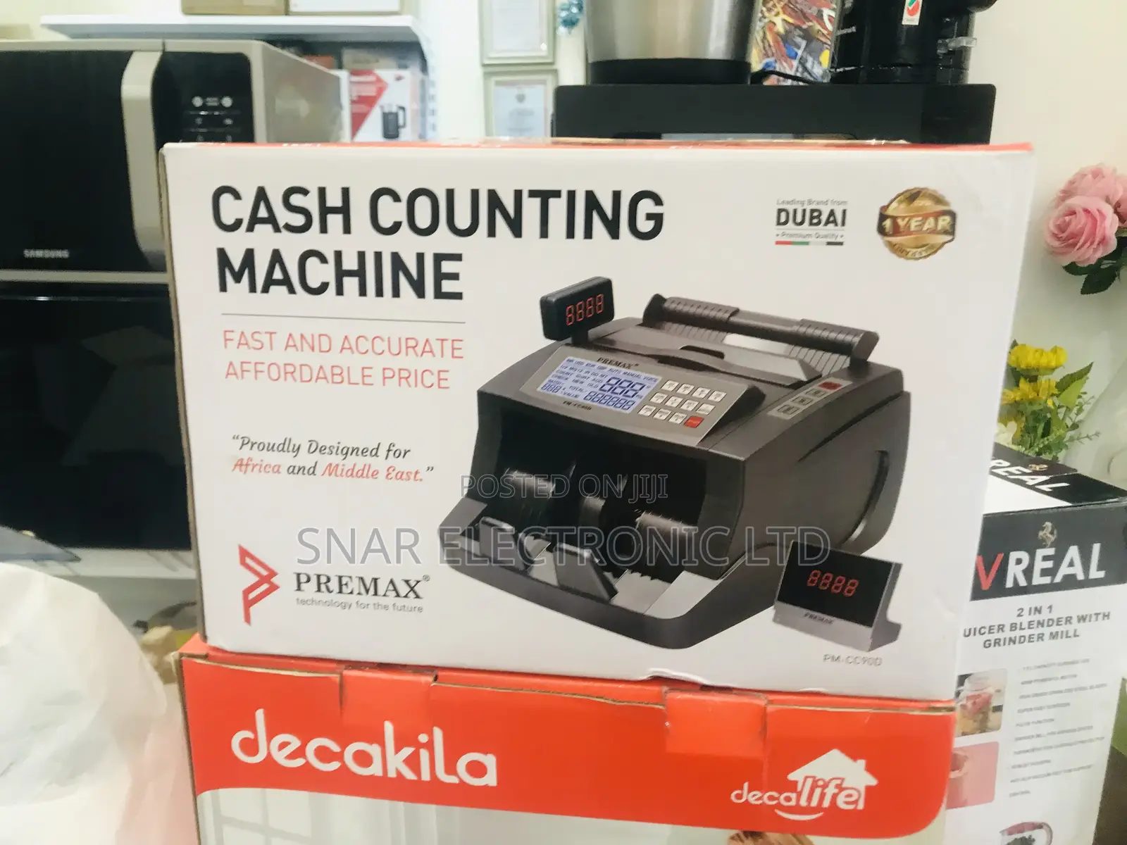 Qualified Premax Counting Machine With Fake Note Detection