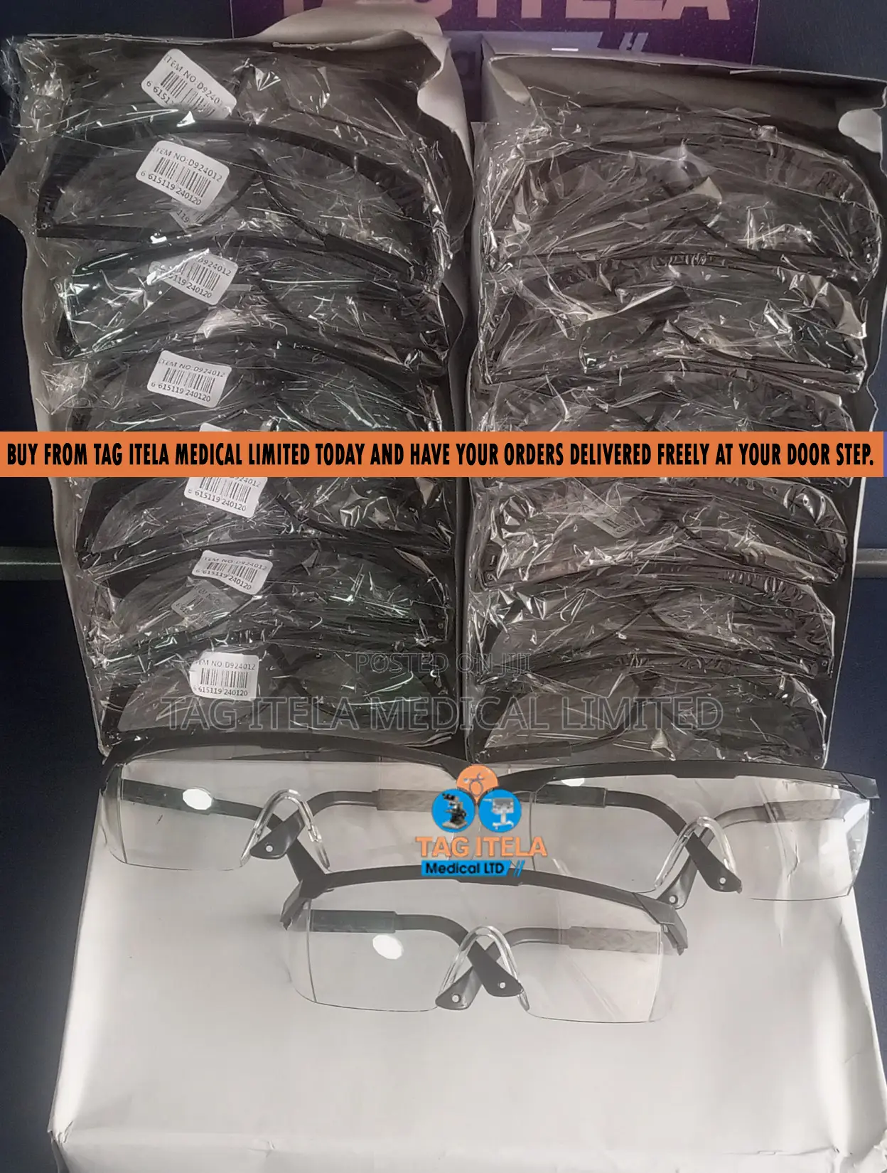 Safety Goggles (Adjustable)