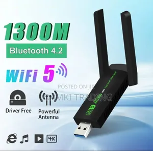 Photo - Wifi Adapter + Bluetooth Dual-Band 2g/5ghz Network Card