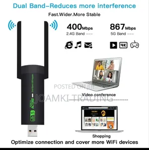 Wifi Adapter + Bluetooth Dual-Band 2g/5ghz Network Card