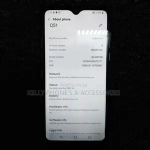 New LG Q51 32 GB Black