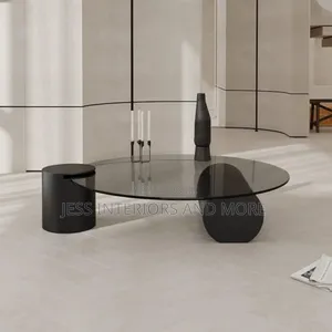 Center Table (Black) Glass