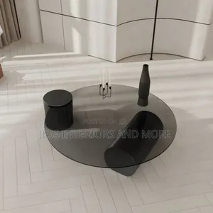 Center Table (Black) Glass