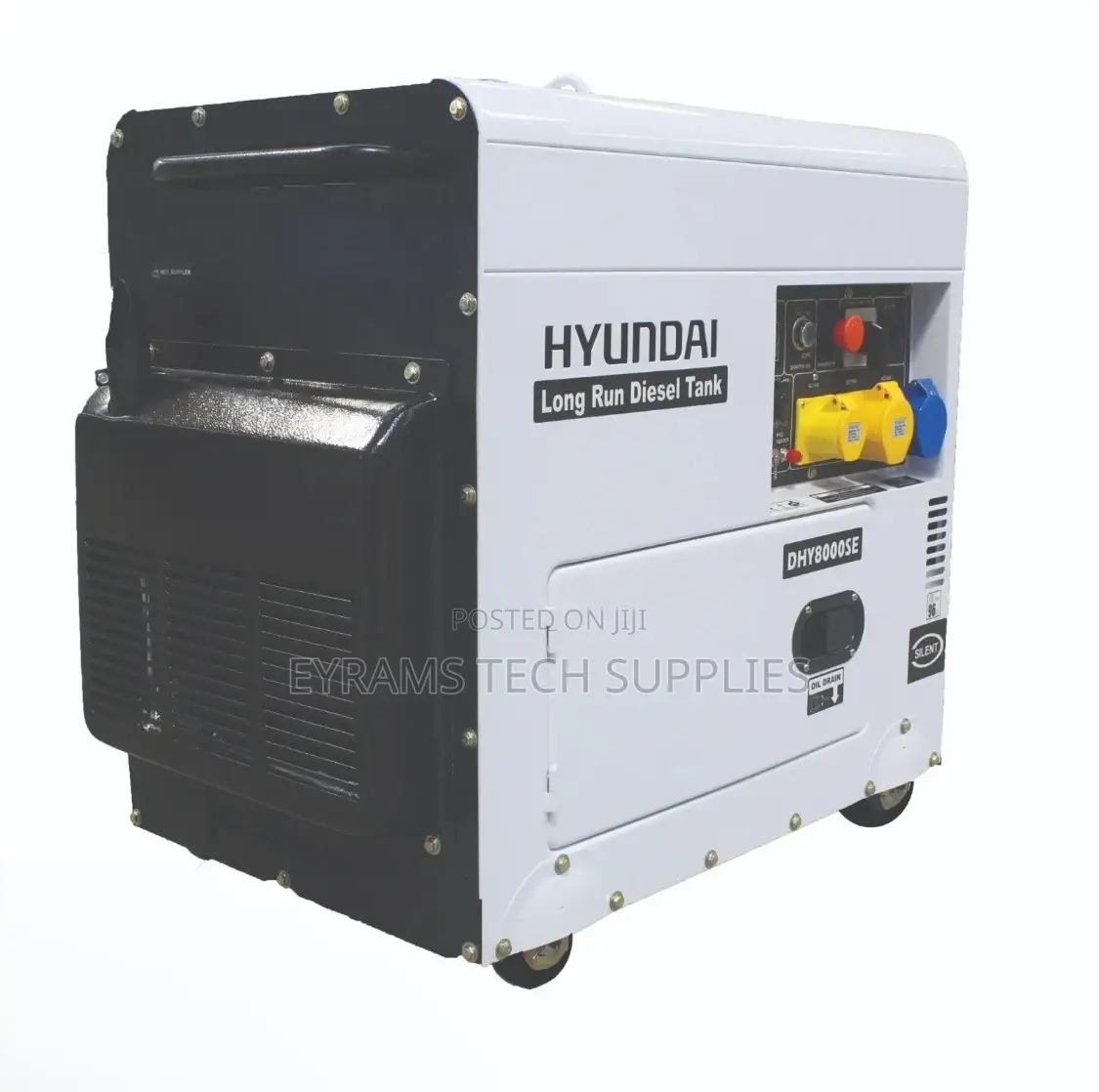 Hyundai Standby Diesel Generator 6kw 7.5kva Silenced