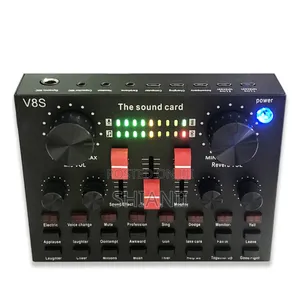 Professional Condenser With Sound Card Microphone