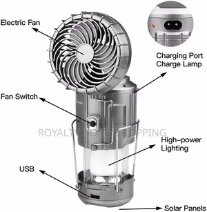 Solar Emergency Lamp / Fan