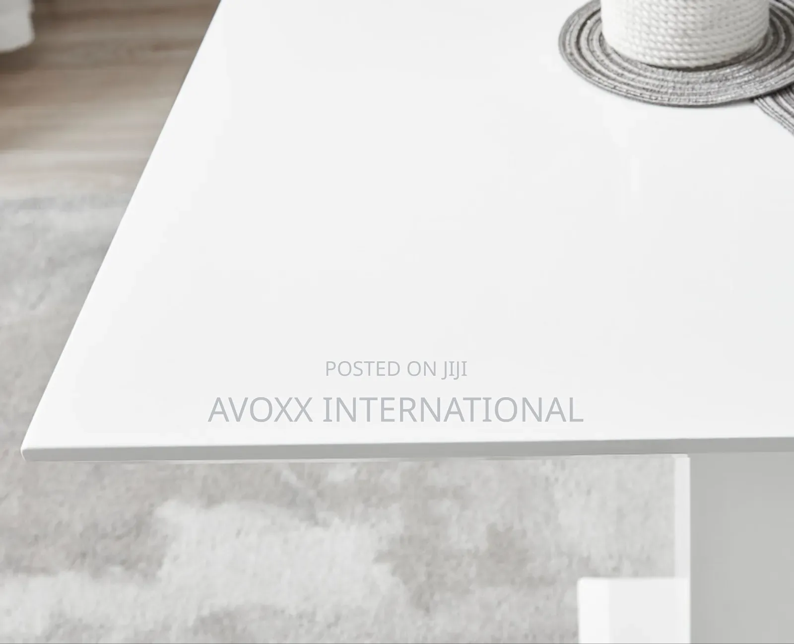 Imperia Modern White High Gloss Dining Table