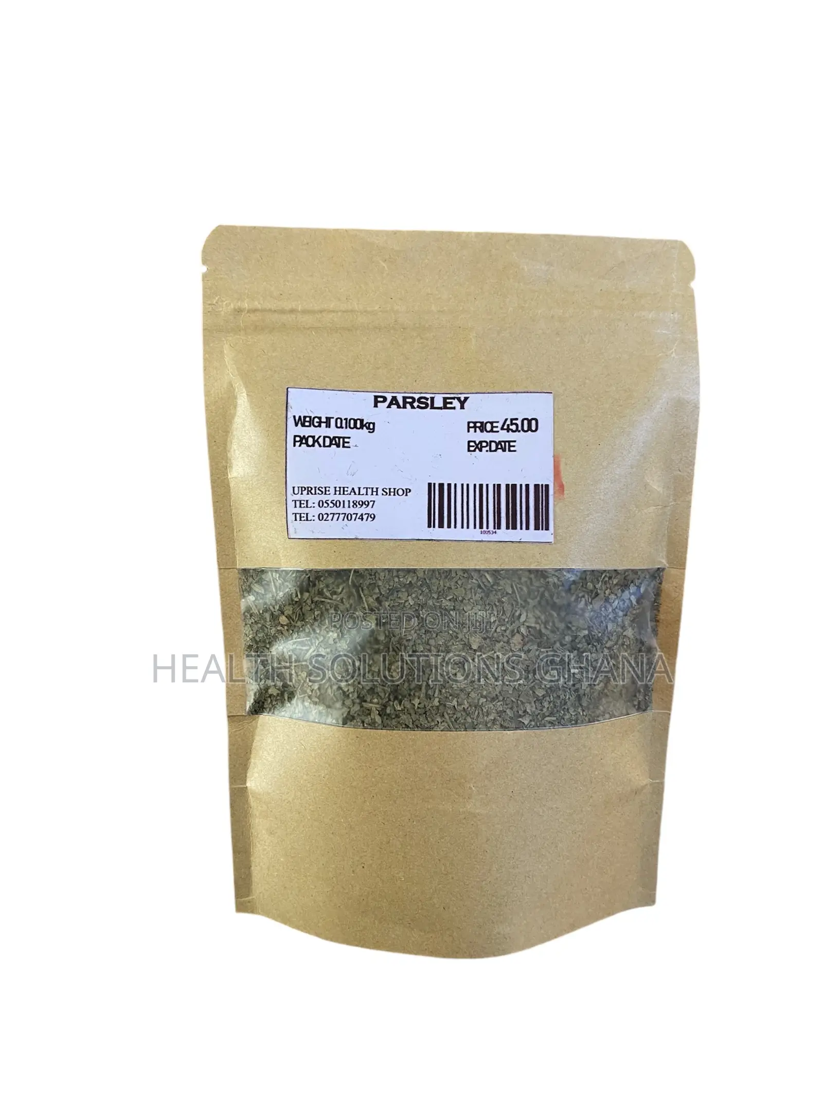 Parsley Raw Dried Herbs - 100g