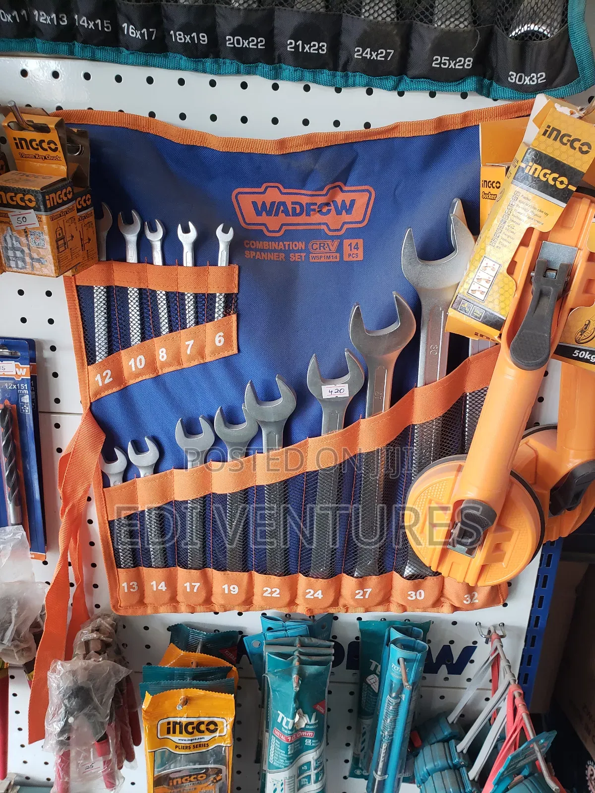 Wadfow 14 PCS Combination Spanner Set