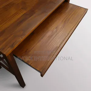 Casual Home Montego Folding Desk W/ Pull-Out Tray-Warm Brown