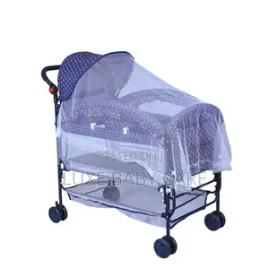 Baby Metal Bed With Feeding Seat