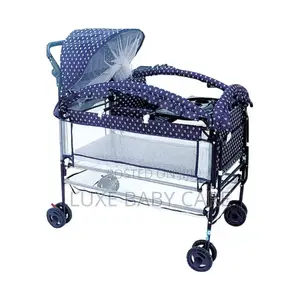 Baby Metal Bed With Feeding Seat