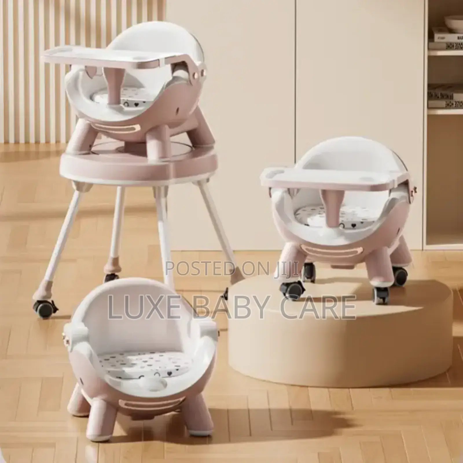 4-in-1 High Convertible High Chair With Removable Tray