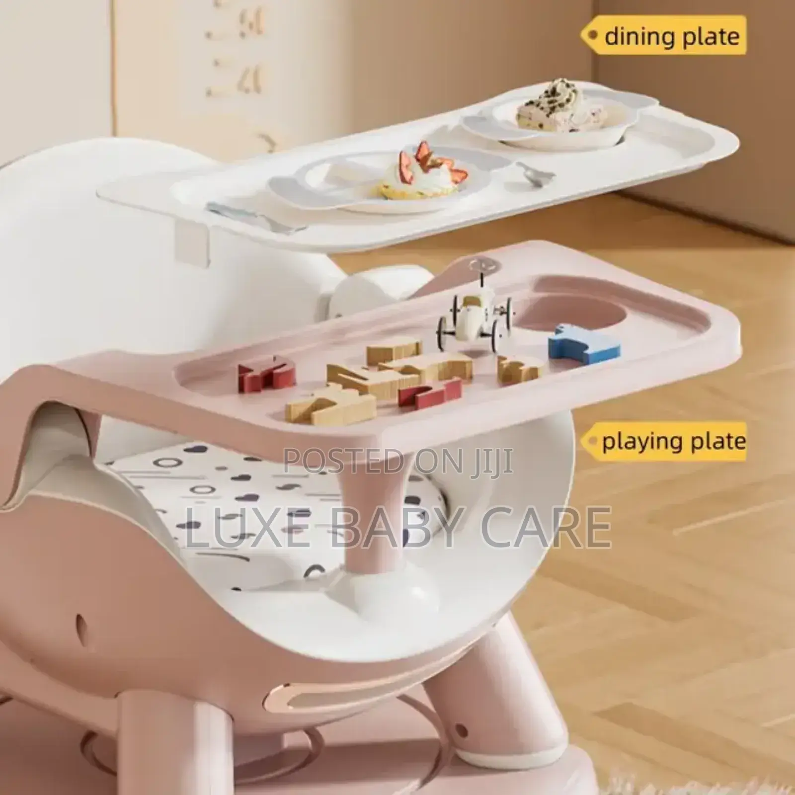 4-in-1 High Convertible High Chair With Removable Tray