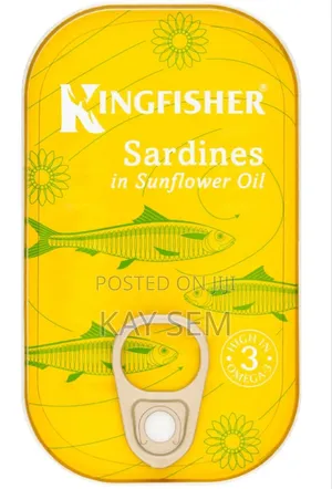 Kingfisher Fishmonger Sardines in Sunflower Oil