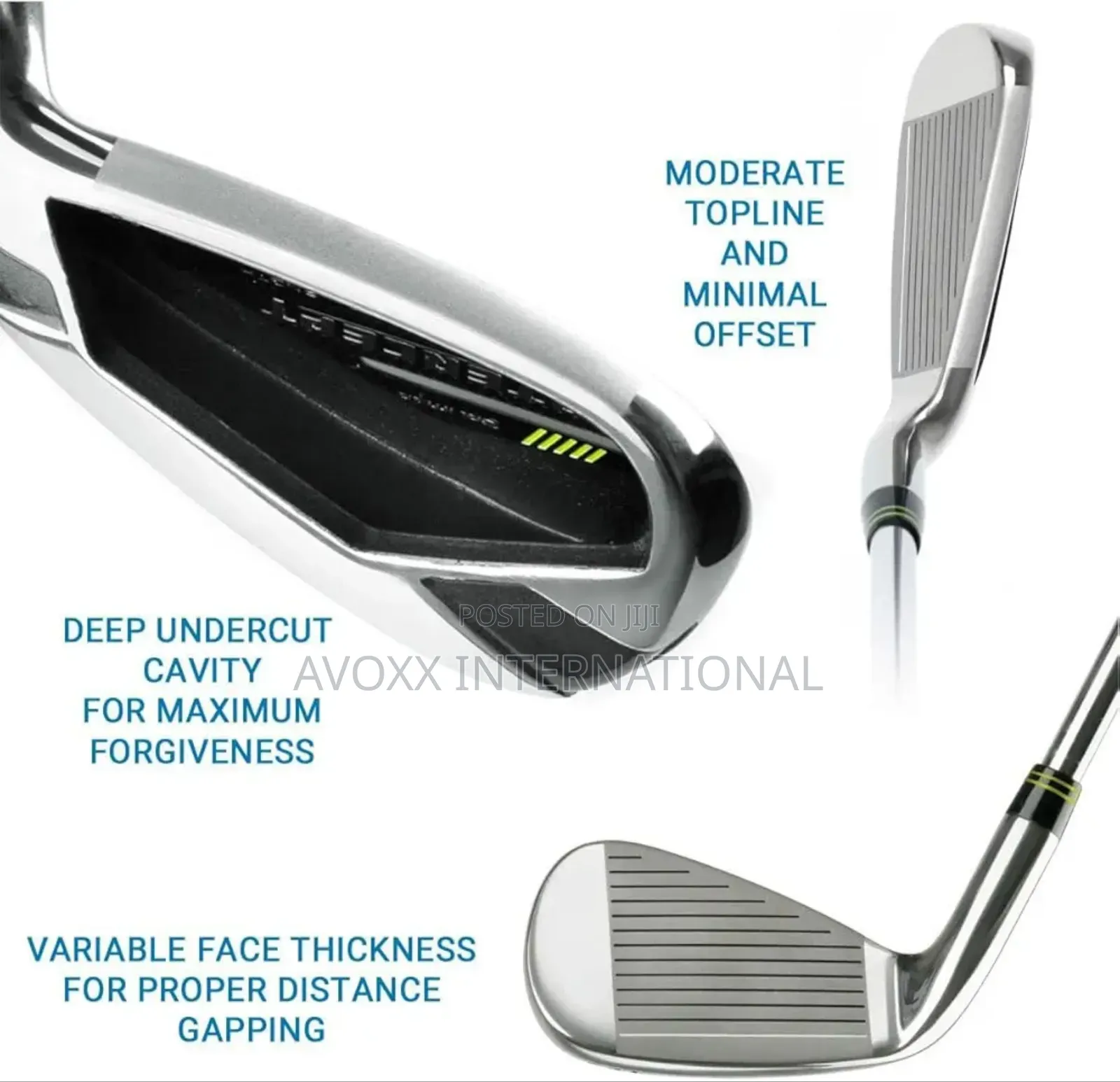 Orlimar Intercept Single Length Golf Irons Set Men, Right Handed 7 PCS
