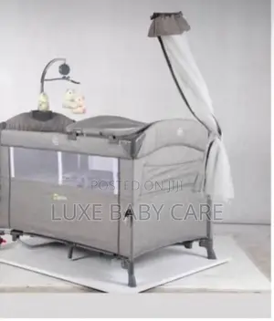 Baby Bed With Net and Play Center