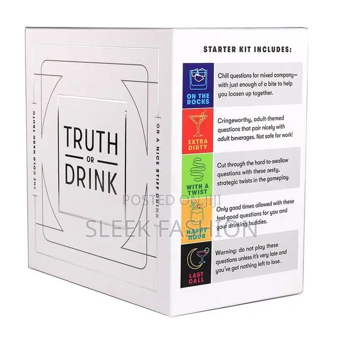 TRUTH or DRINK Card Game