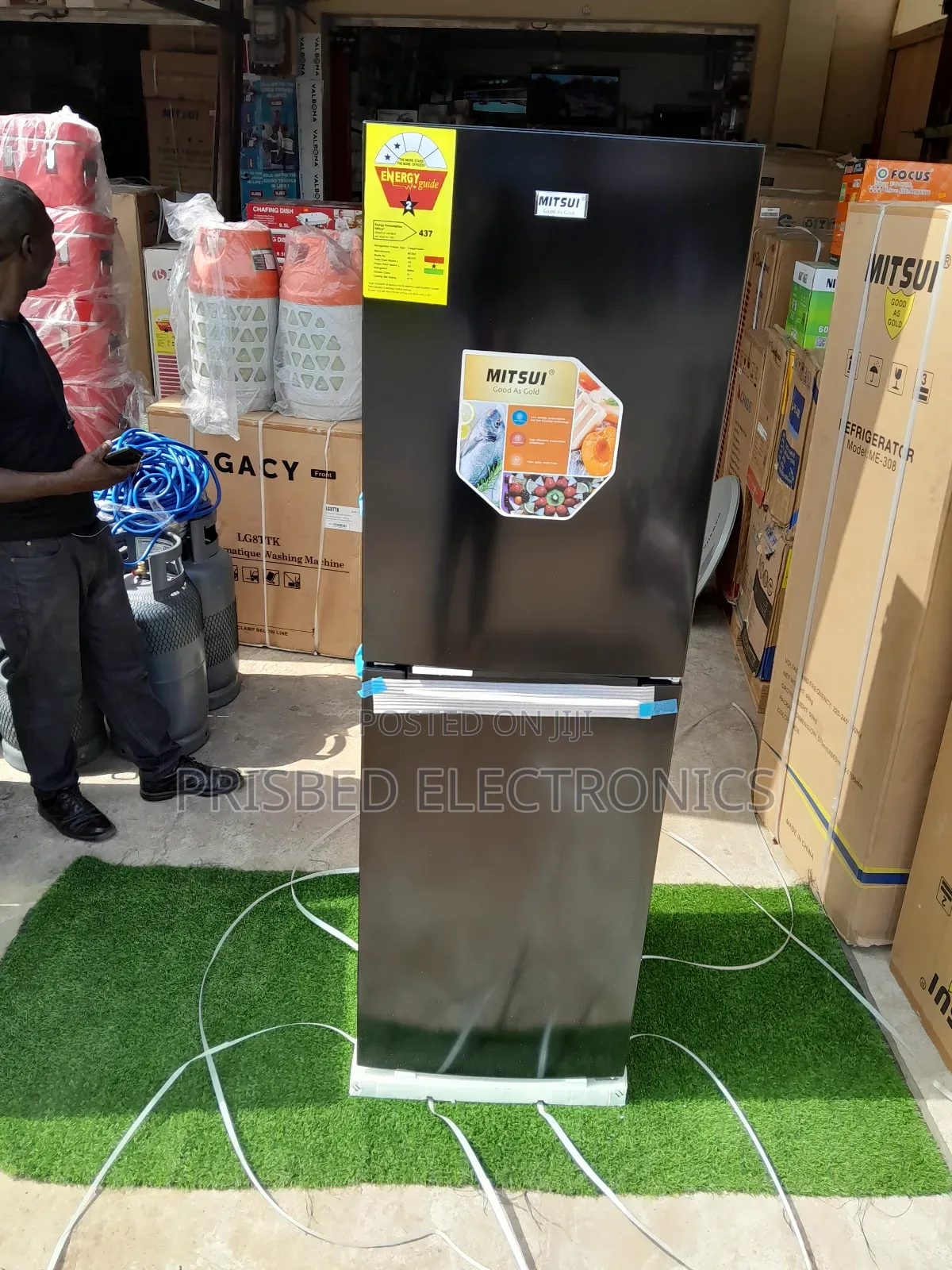 Mitsui Double Door Fridge 246 Litres Bottom Freezer