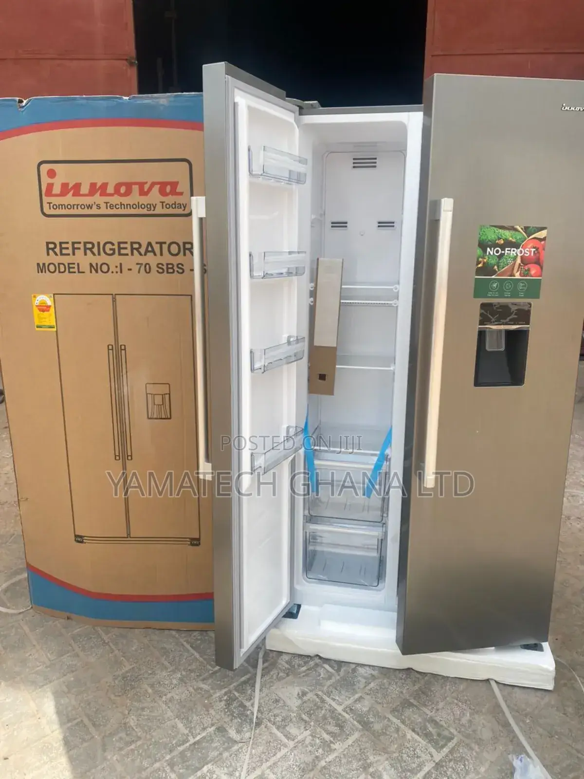 Innova 436litre Side by Side Fridge With Dispenser I-70 SBS