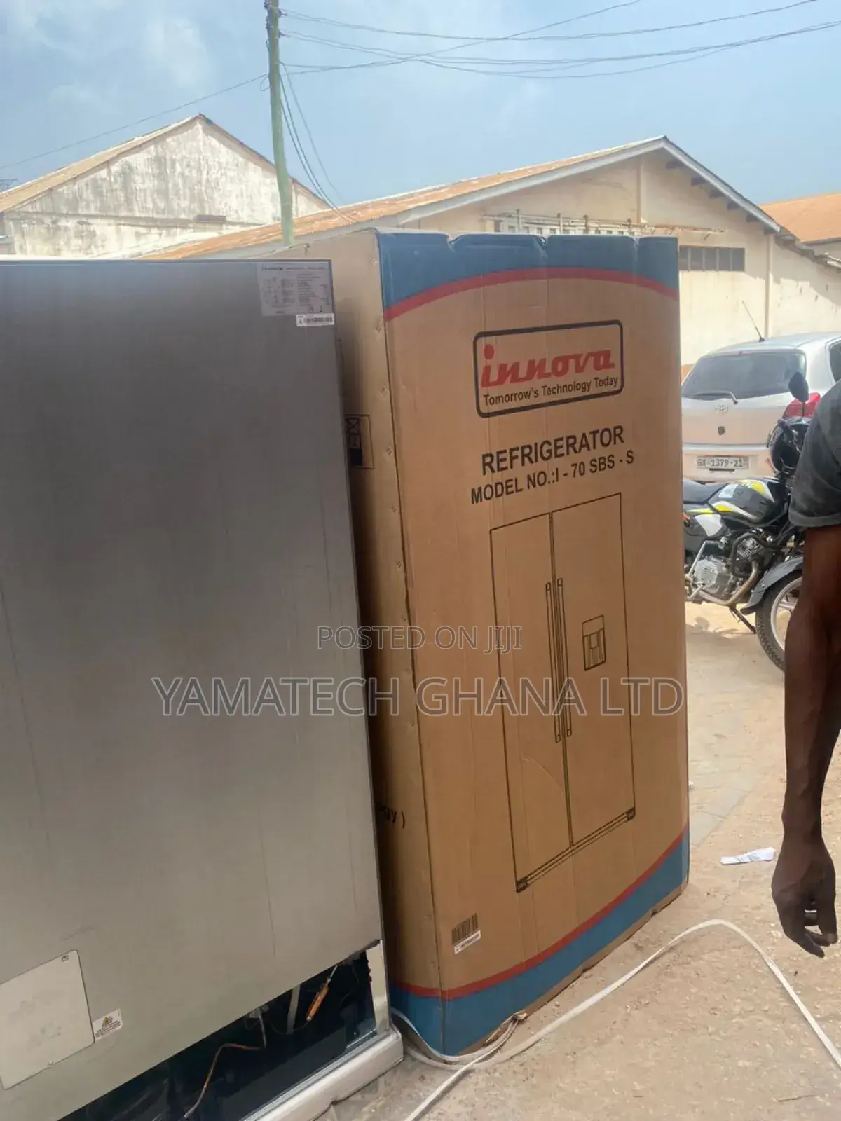 Innova 436litre Side by Side Fridge With Dispenser I-70 SBS