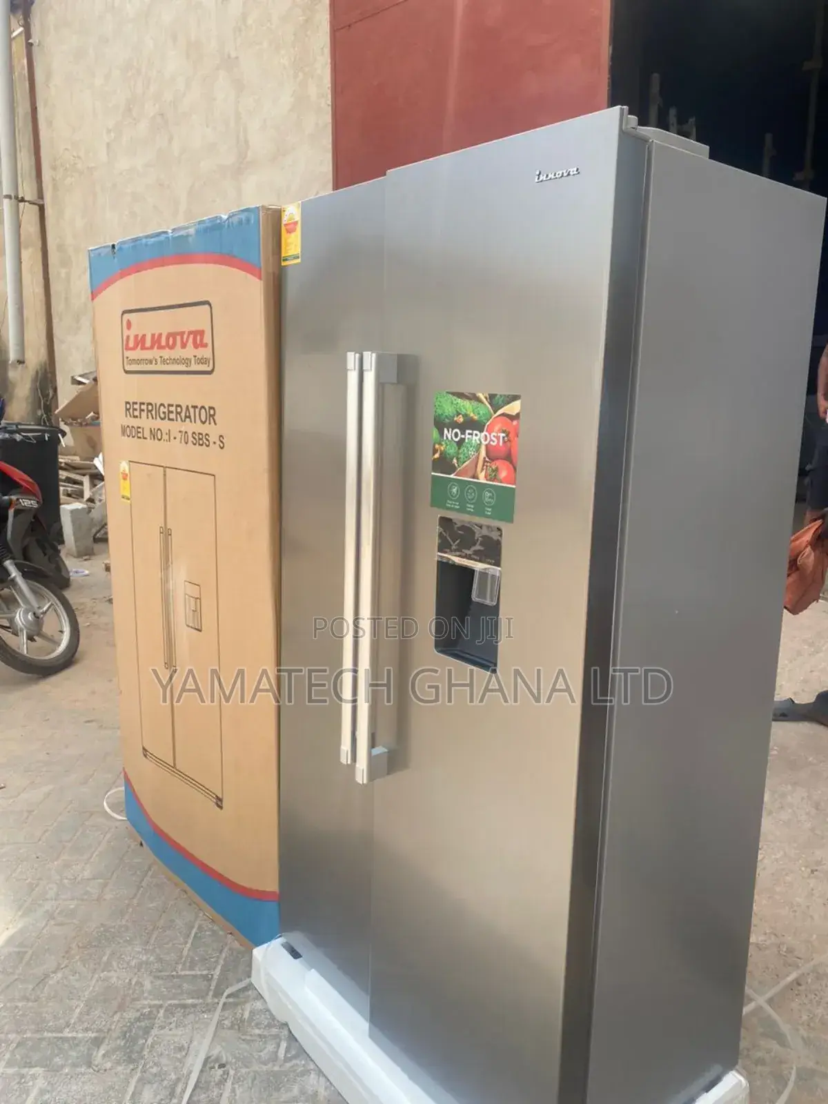 Innova 436litre Side by Side Fridge With Dispenser I-70 SBS