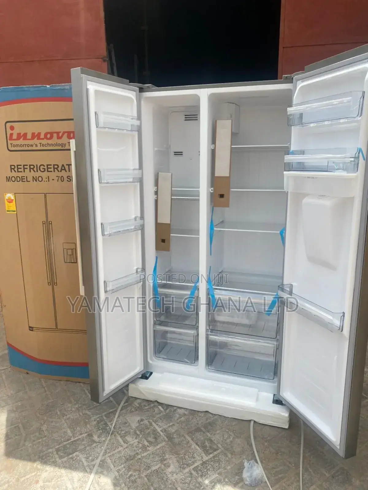 Innova 436litre Side by Side Fridge With Dispenser I-70 SBS