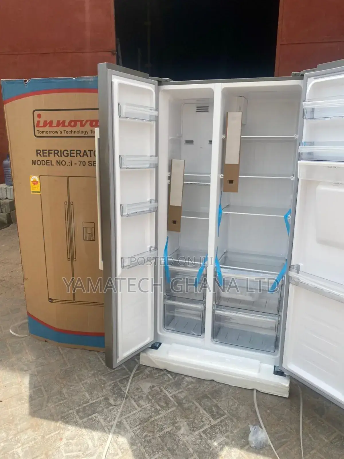 Innova 436litre Side by Side Fridge With Dispenser I-70 SBS