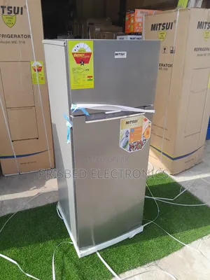 #Mitsui Double Door Fridge 212 Litres Top Freezer