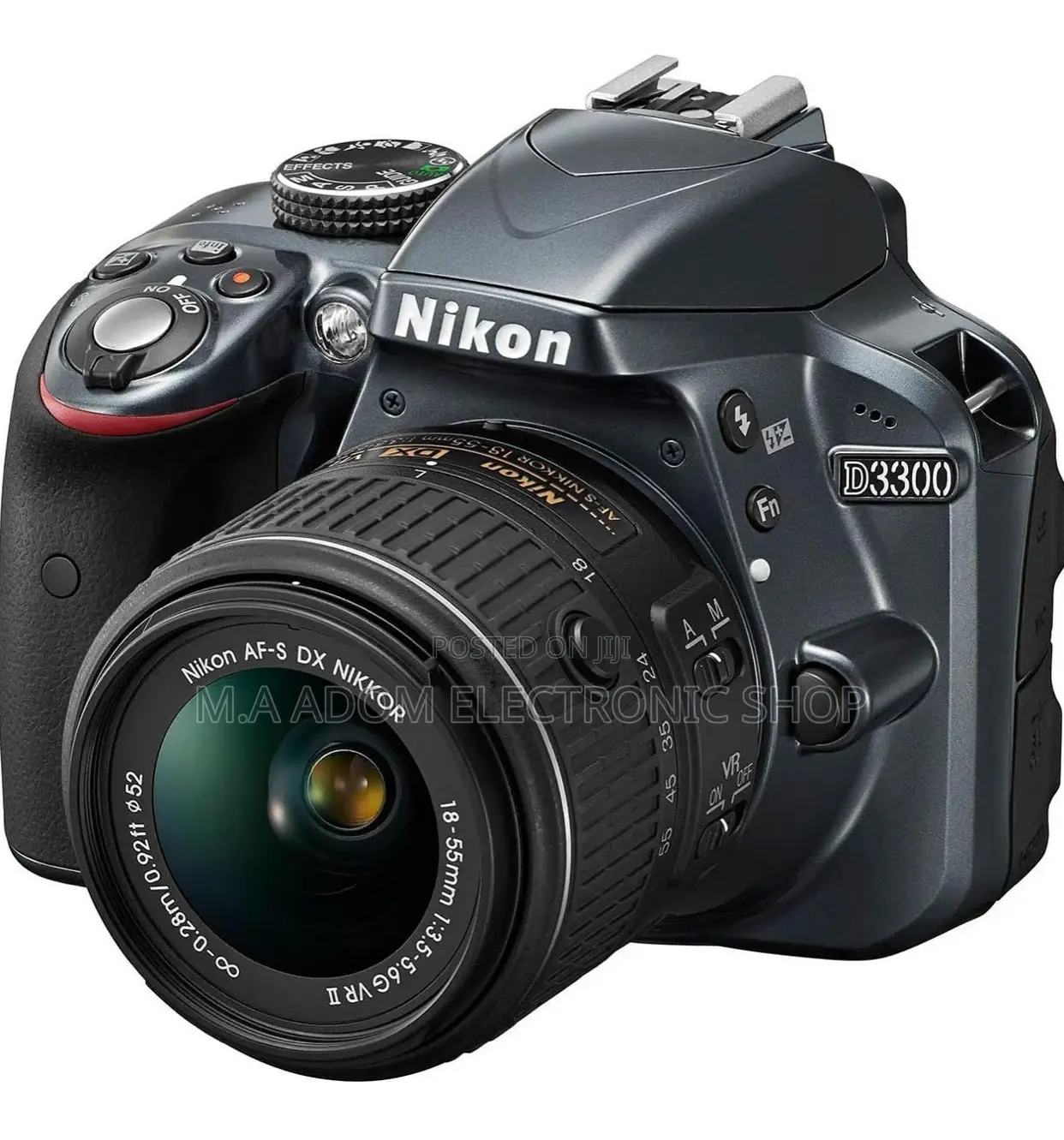 Nikon D3300 Digital SLR Camera (24.2 MP, 3 Inch LCD) - Grey