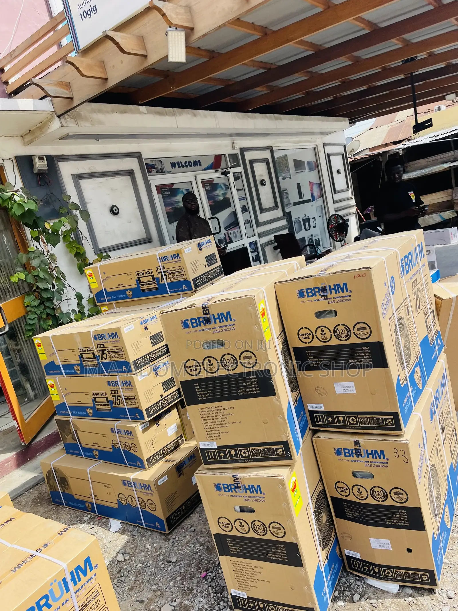 Fresh in Box Bruhm 1.5hp Split Non Inverter Air Conditioner