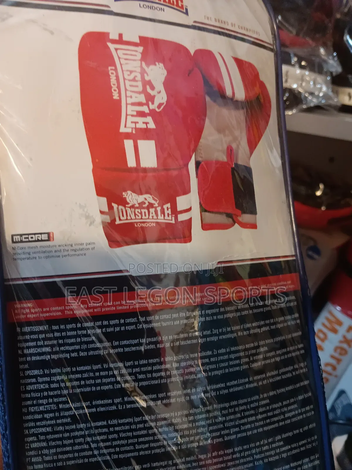Everlast Red Boxing Punch Gloves New Pair Adult