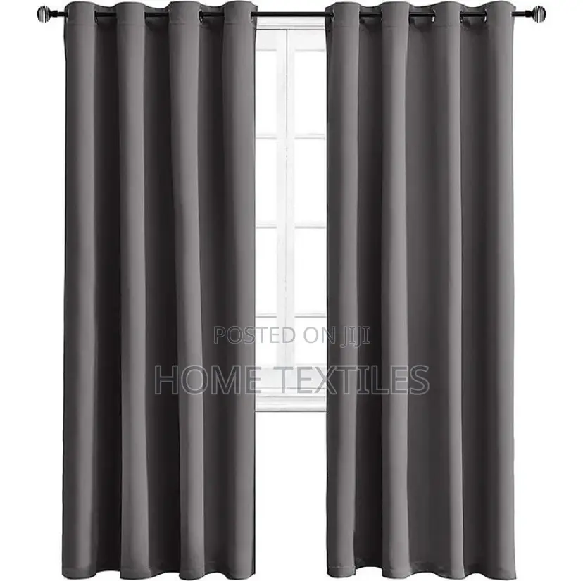 Charcoal Grey Blackout Curtains for Bedroom Combinations