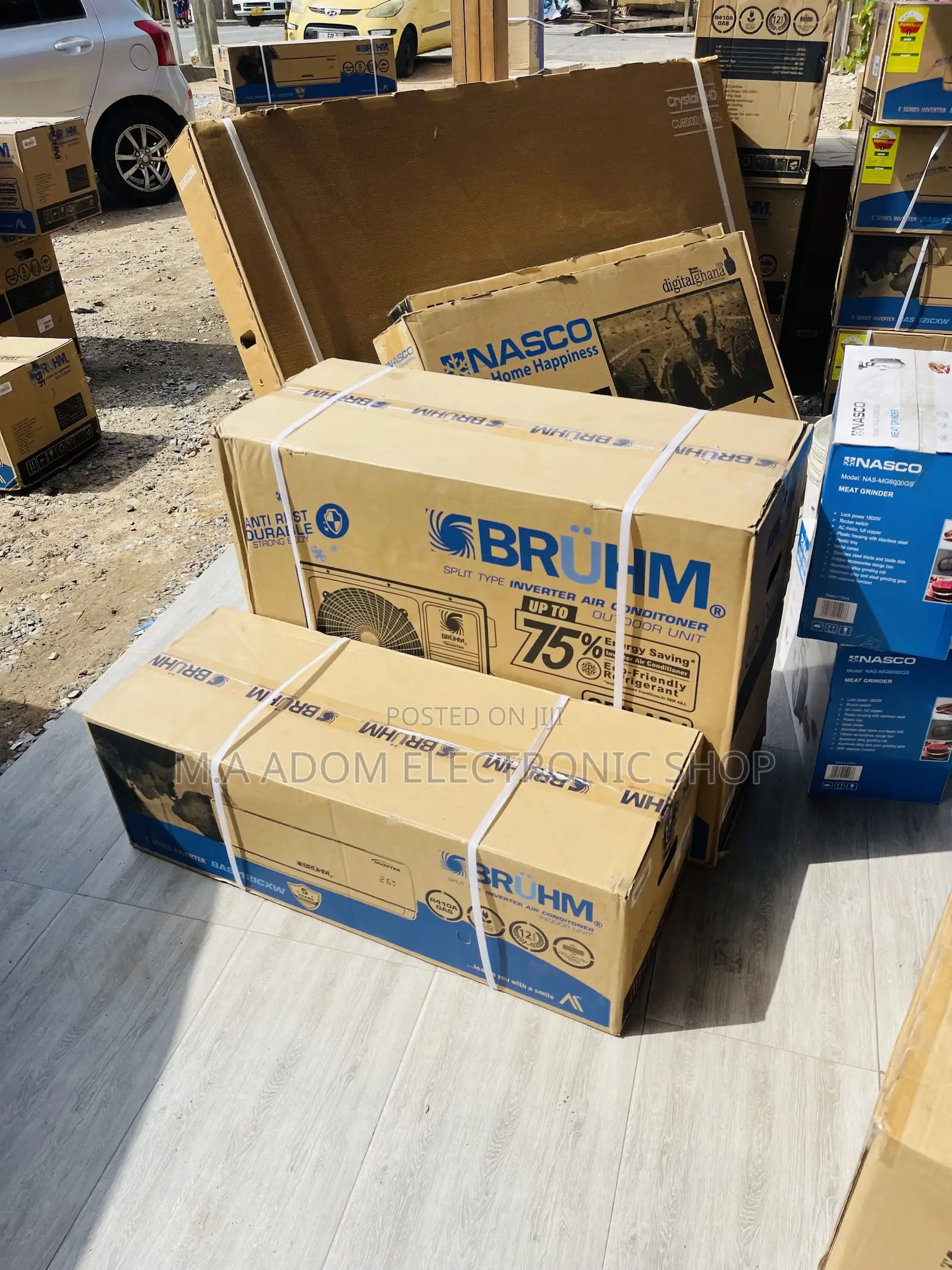 Super Chilling Bruhm 2.5hp Split Inverter Air Conditioner.