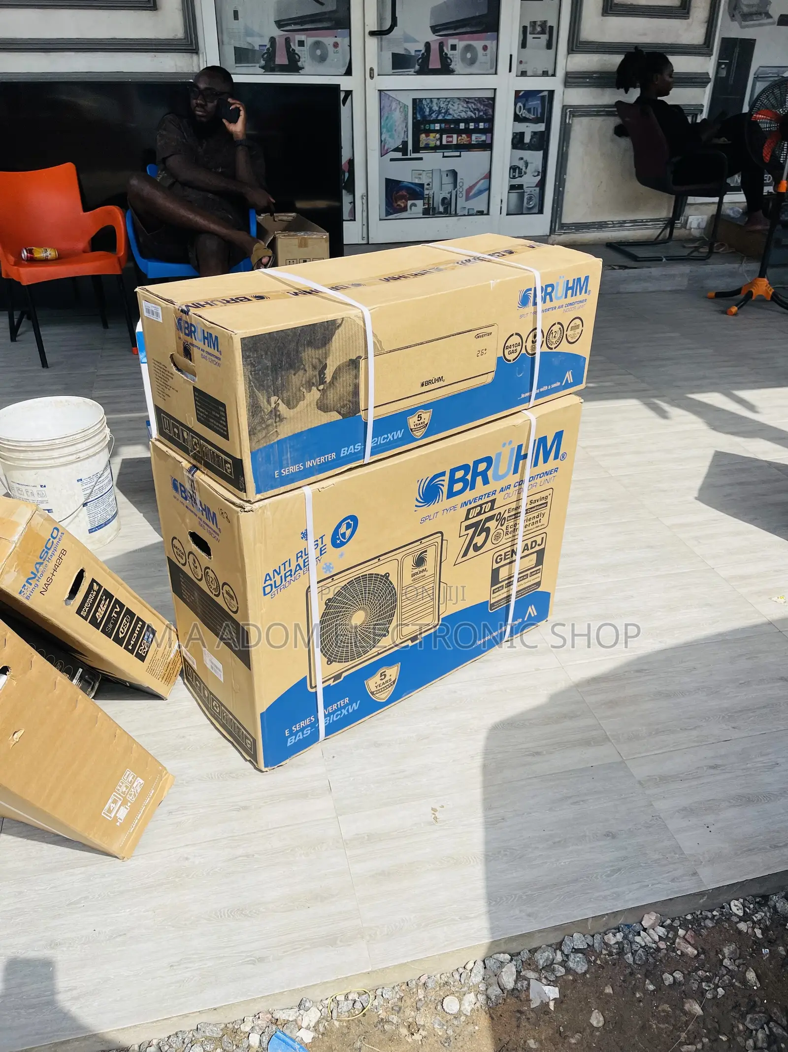 Fast Chilling Bruhm 2.5hp Split Inverter Air Conditioner.