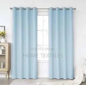 Photo - Sea Blue Curtain for Living Room and Office Decoration