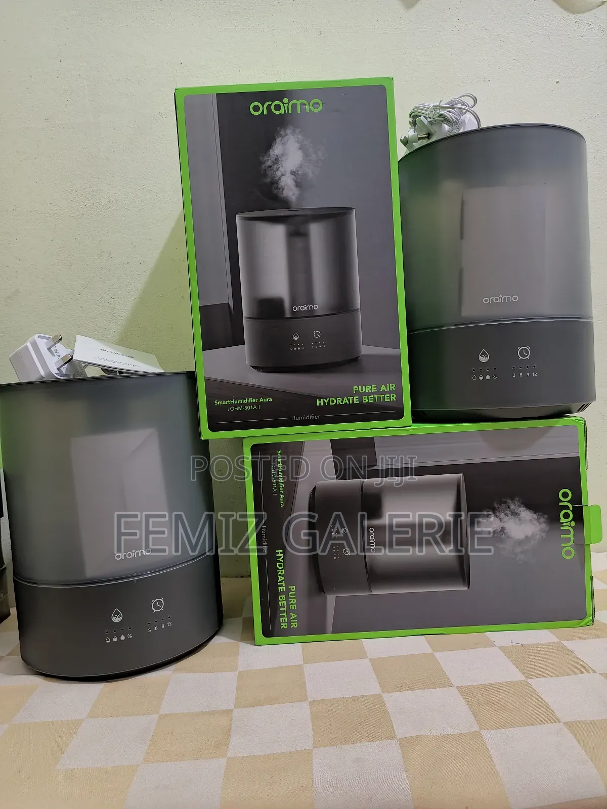 Oraimo Smart Humidifier Aura 4l Plus Essential Oil ×2
