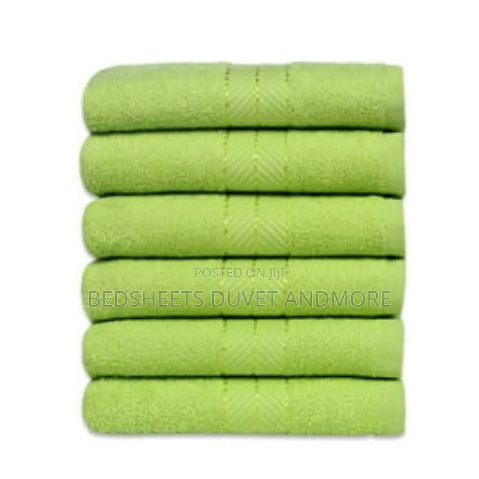Water Absorbent Cotton Green Towel